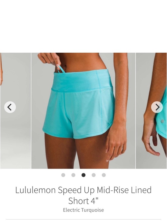 lululemon athletica Pants - lululemon athletica Speed Up Mid-Rise Lined Shorts - Turquoise - Women’s 12